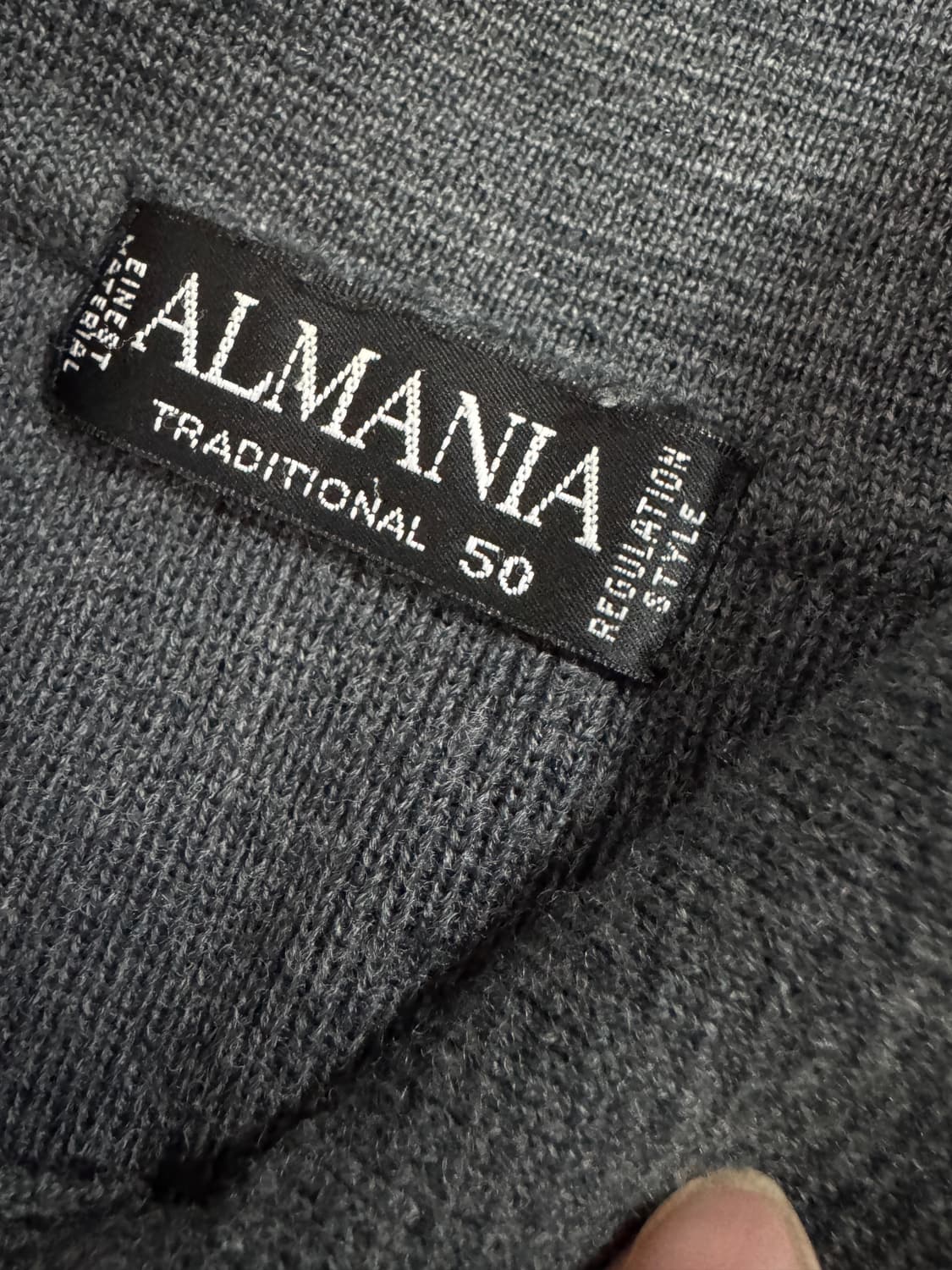 일본빈티지 빈티지 패턴 y2k 이태리 카라 니트 XL 상품이미지3