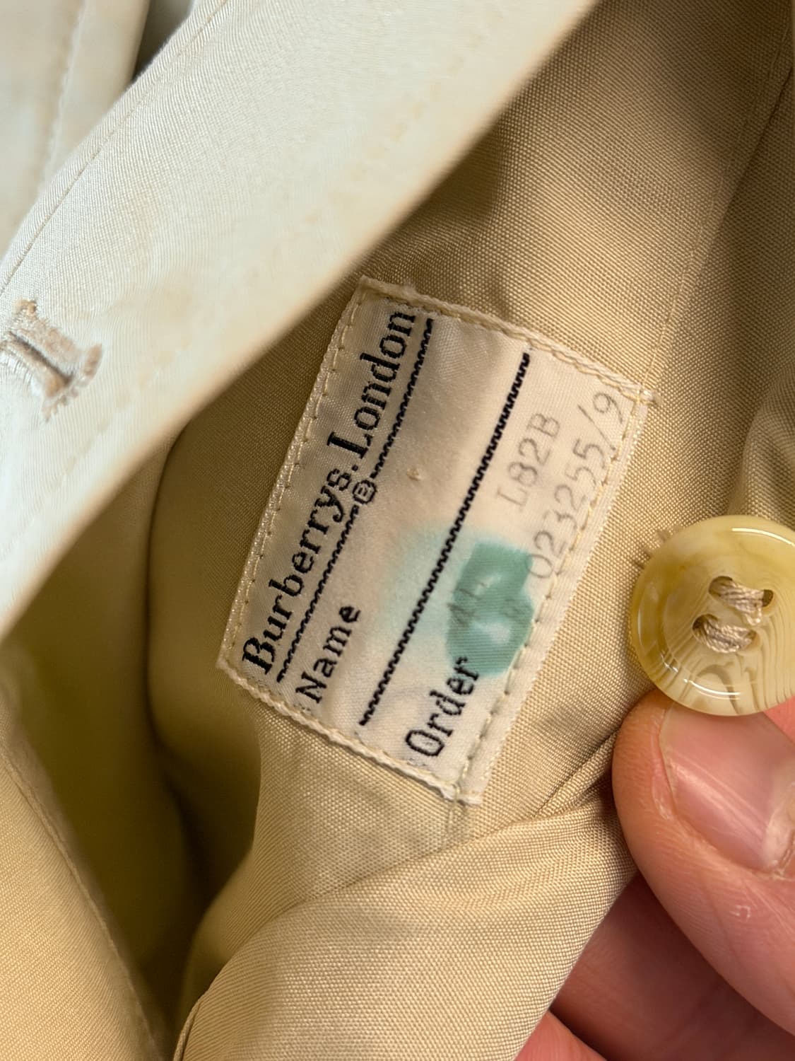 Burberrys 버버리 베이지 하프 트렌치 코트 M 상품이미지7