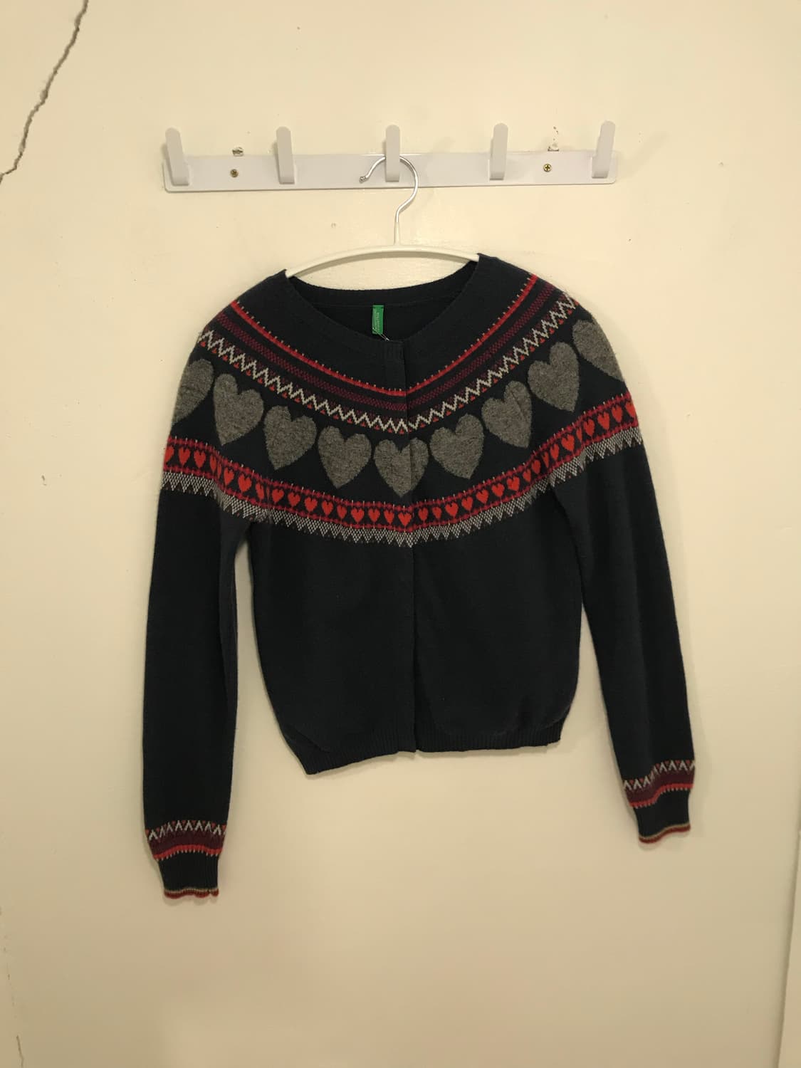 Benetton heart cardigan 상품이미지4