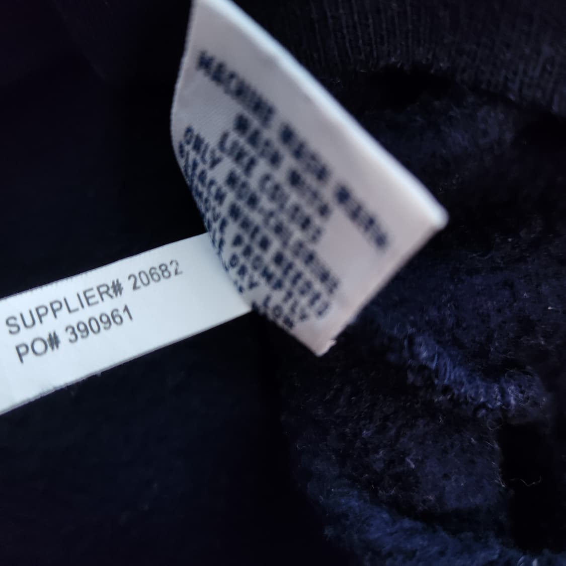 폴로랄프로렌 네이비 기모 맨투맨 상품이미지6