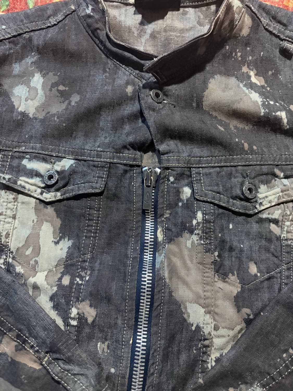 Diesel paint drip jacket 상품이미지3