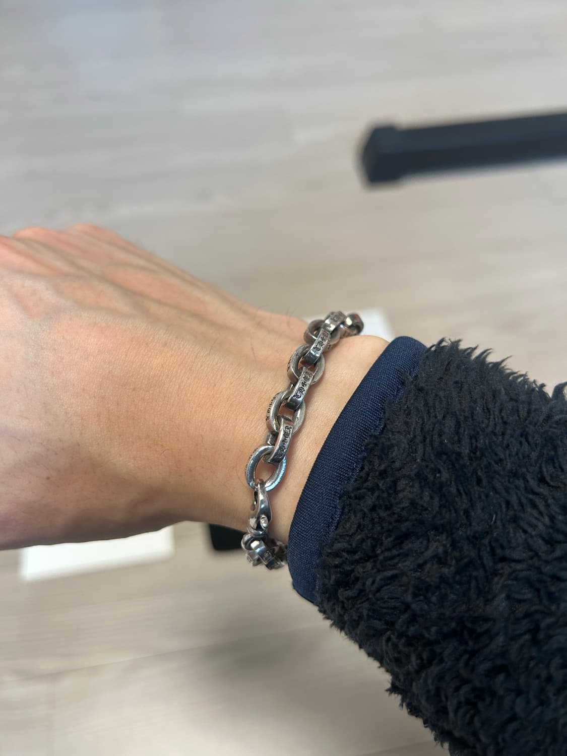 [31링크] 크롬하츠 페이퍼체인 라지 팔찌 상품이미지6