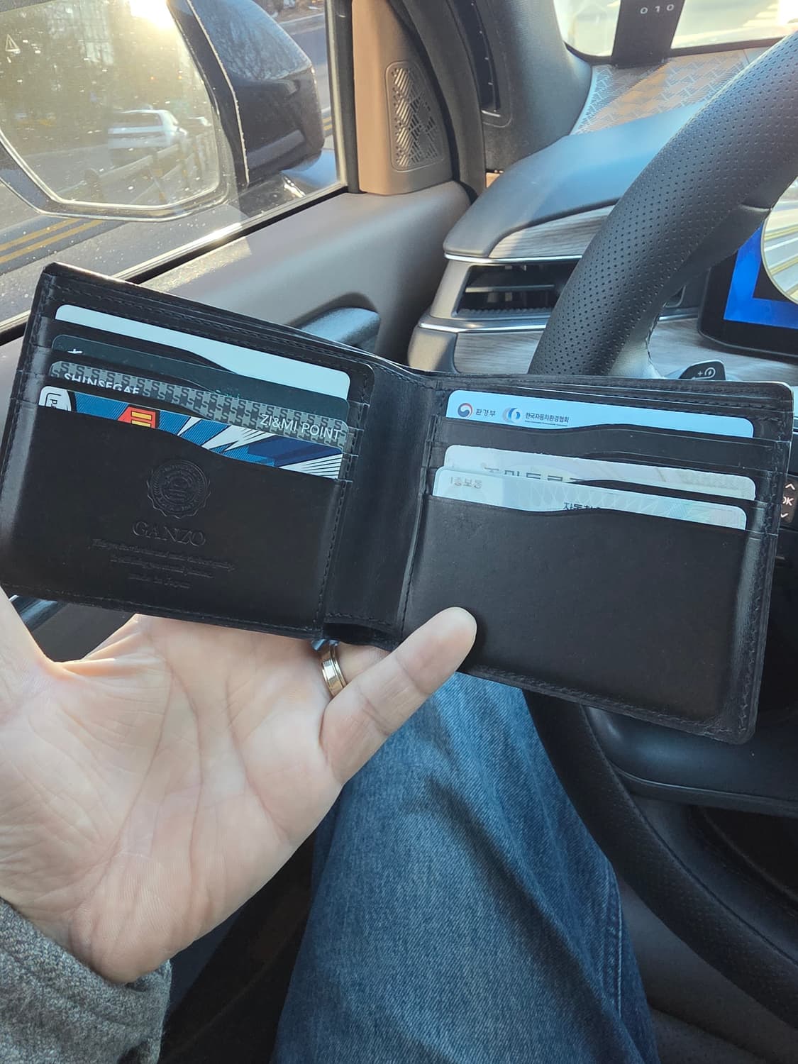 간조(Ganzo) 악어가죽 반지갑 + 가죽크림 상품이미지3