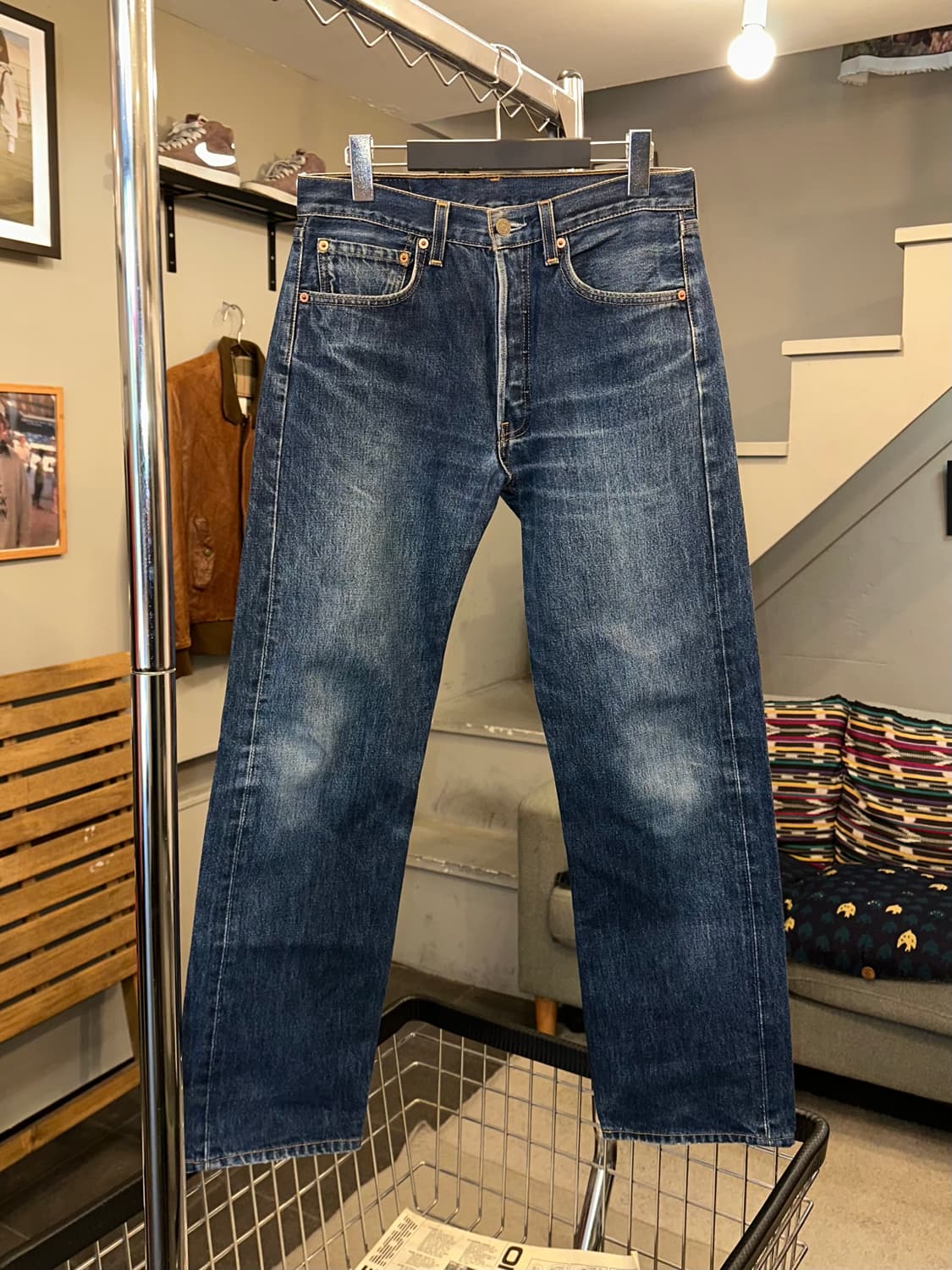 Early 00’s Levi’s 501 553 USA denim pant 상품이미지3