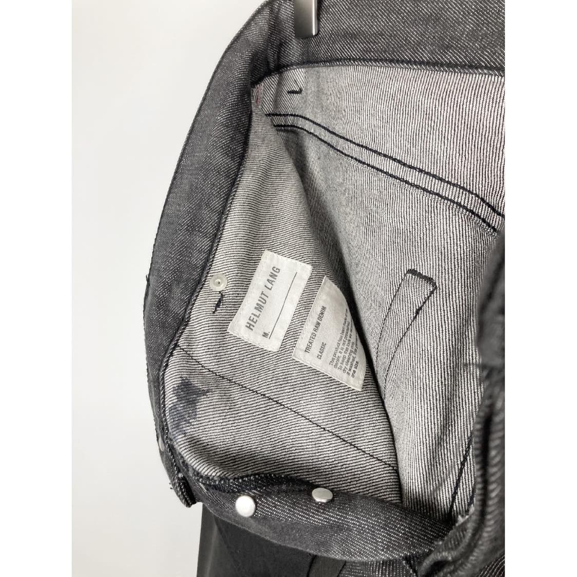 헬무트랭 03ss 아카이브 인사이드 아웃 포켓 데님 상품이미지4