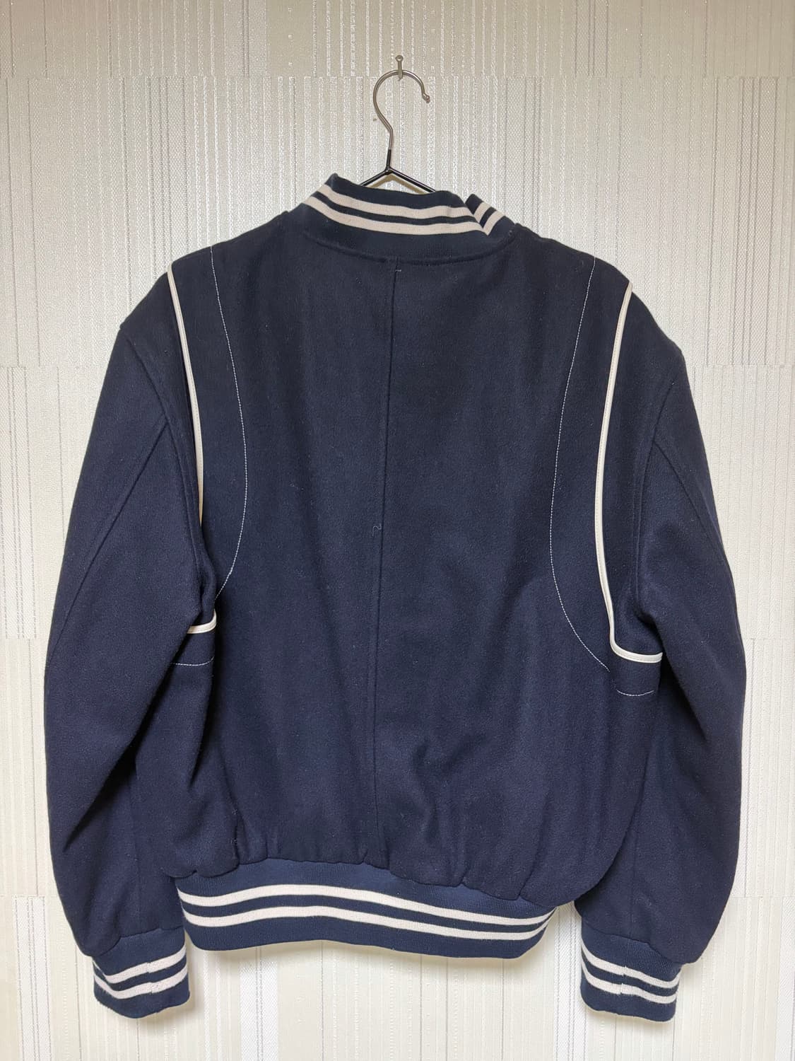 라벨 아카이브 바시티 자켓 Layered baseball jumper 상품이미지6