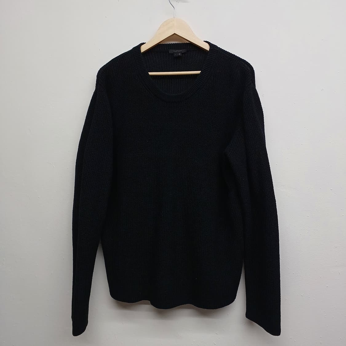 질스튜어트 블랙 와플 니트 스웨터 L 상품이미지1