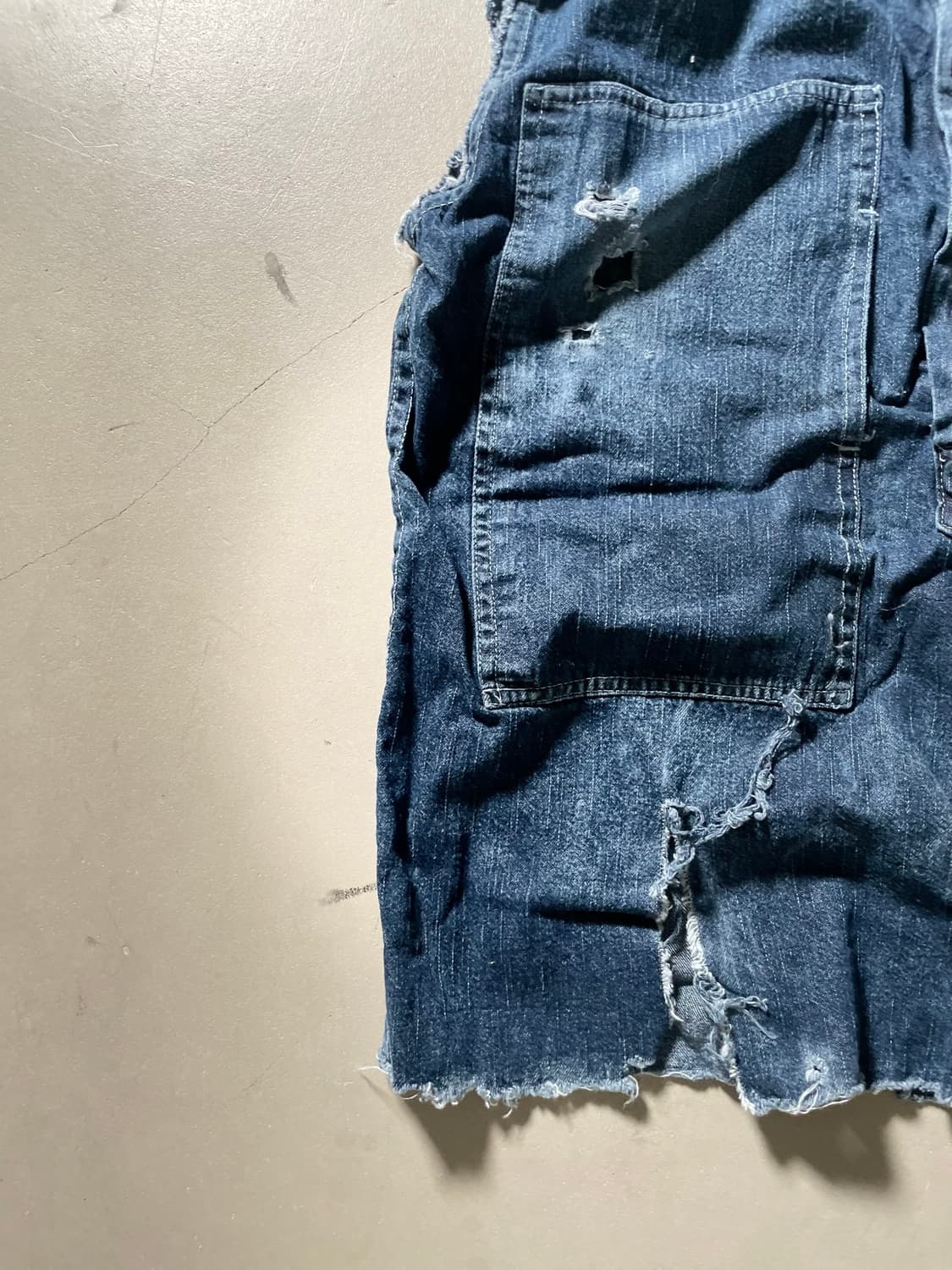 80’s US Army Vintage Cut-Off Denim Vest 상품이미지4