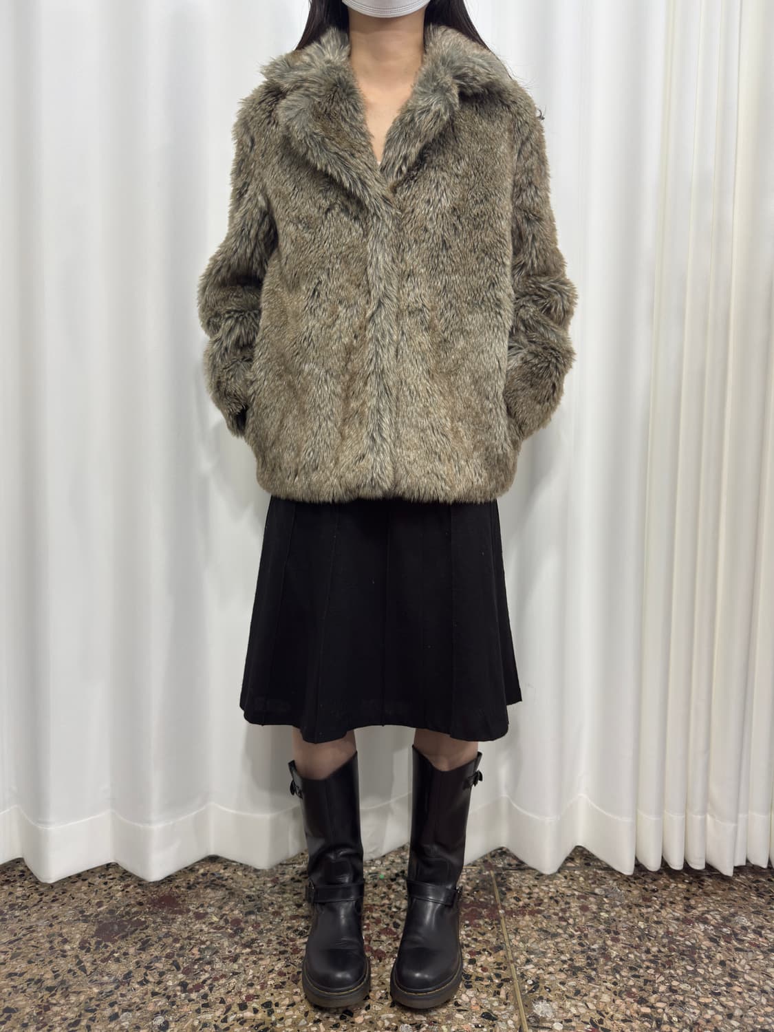 fake fur jacket 상품이미지6