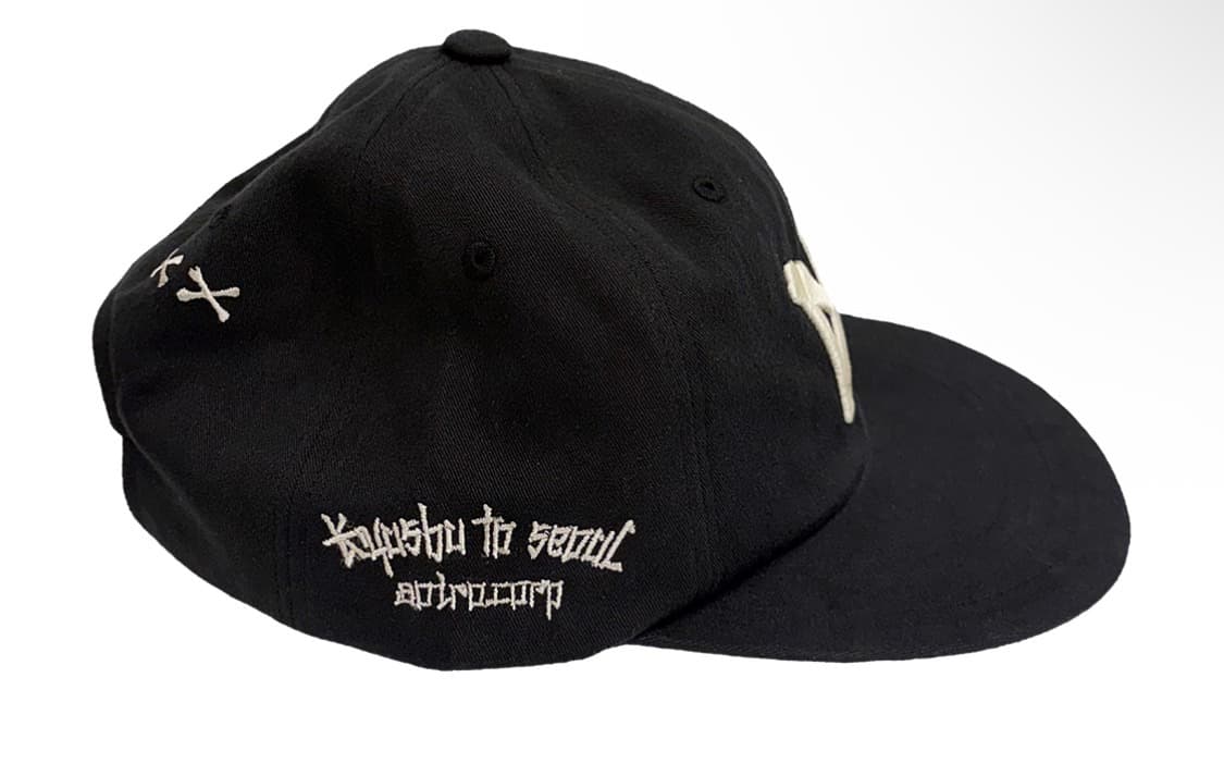 아오이로 6 패널 본 A/N 캡 블랙 새상품 상품이미지2