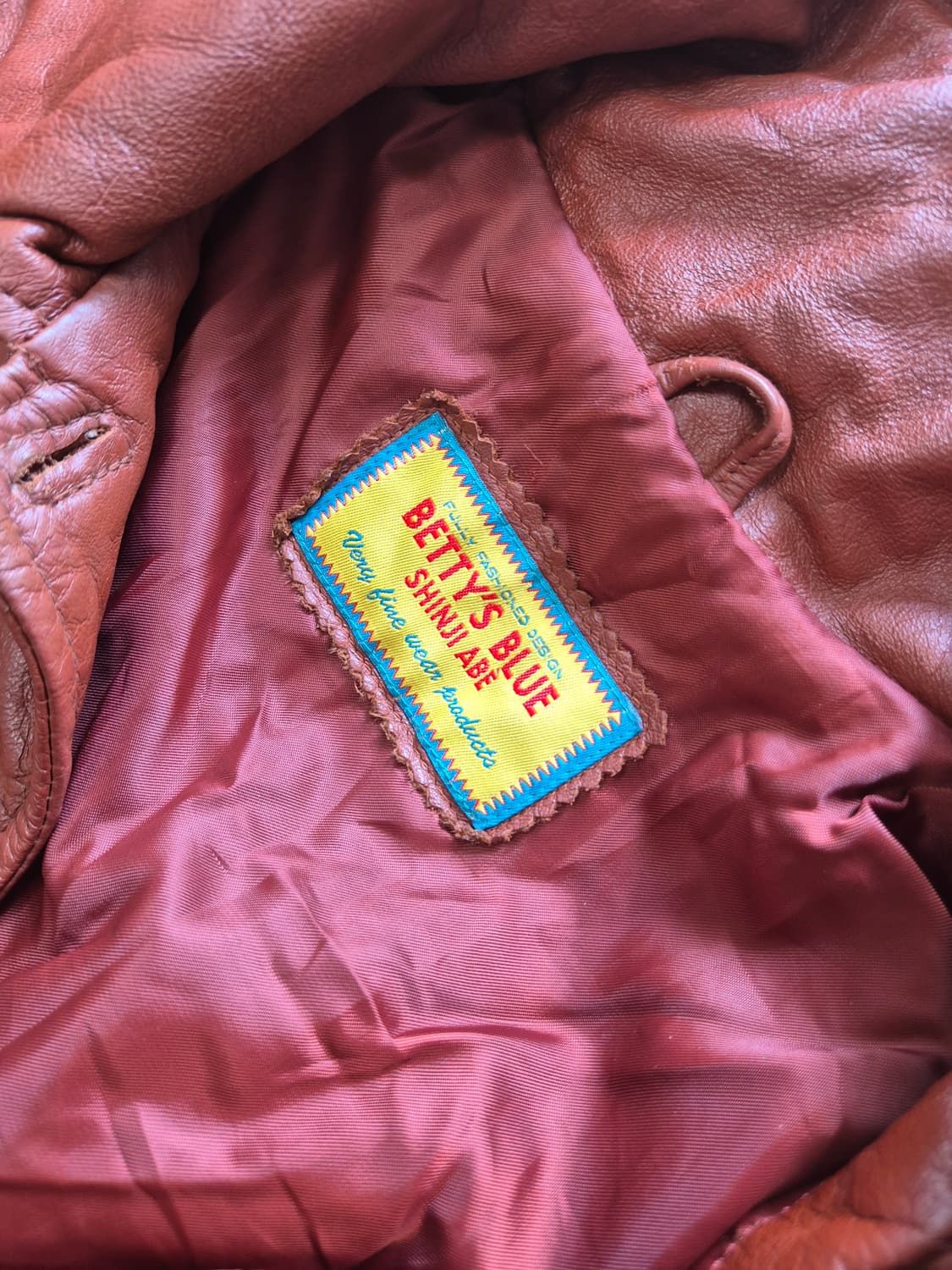 베티스 블루 소 가죽 더플 코트 상품이미지6