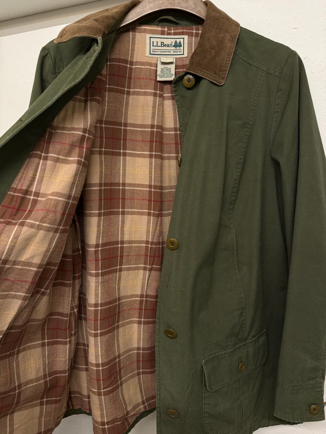 엘엘빈 올리브그린 헌팅자켓 상품이미지7