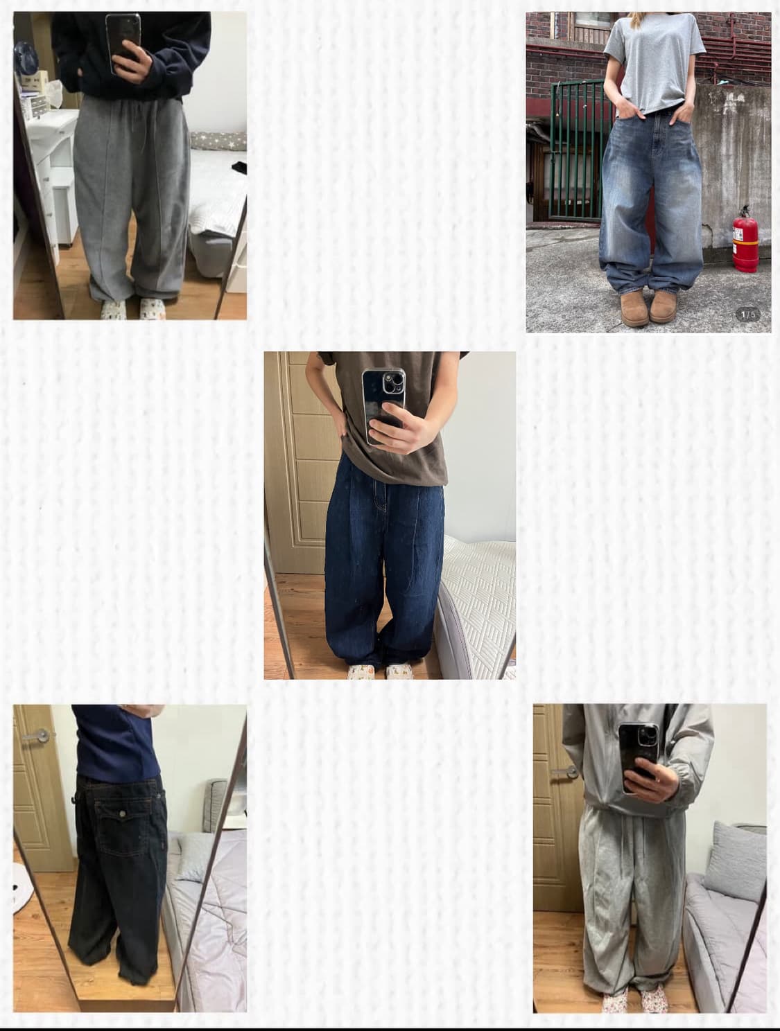 하의류 일괄판매(5개) 상품이미지1