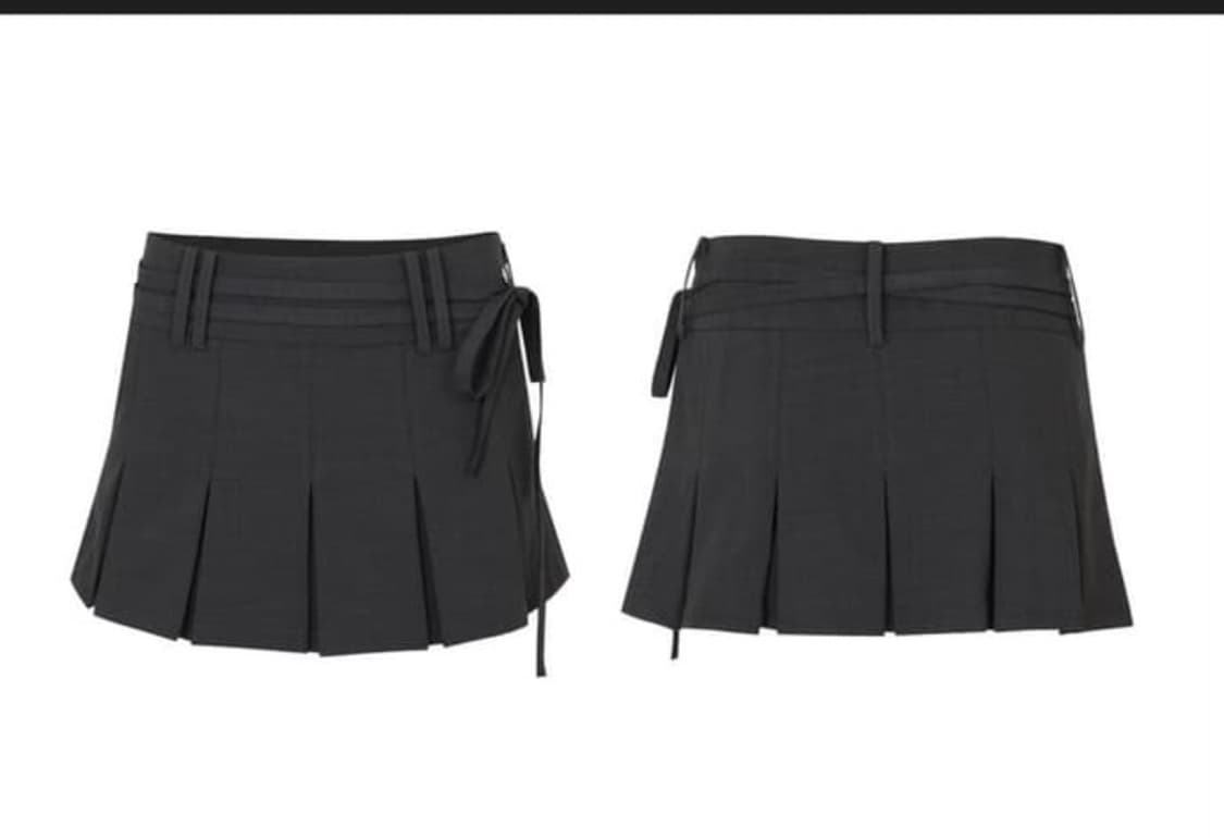 페인오어플레져 루 플리츠 스커트 s  상품이미지2