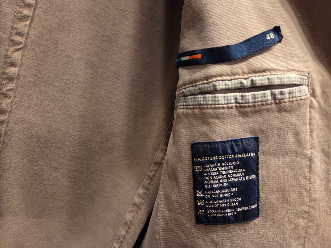 베나코 앤 폰타나 가먼트워싱 자켓 상품이미지4