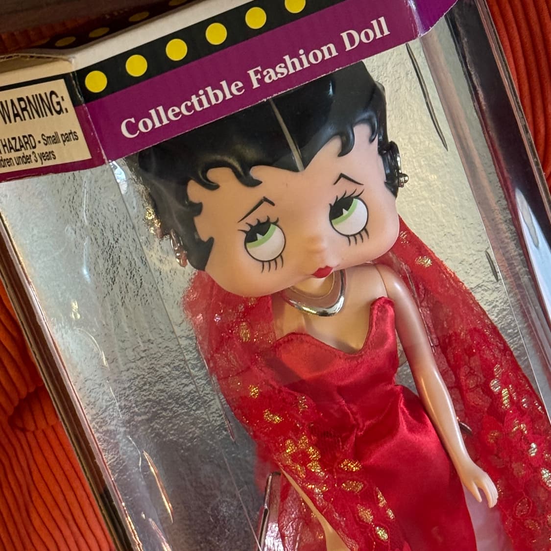 Betty Boop 빈티지베티붑 (레드드레스 박스 포함 36cm) 상품이미지8