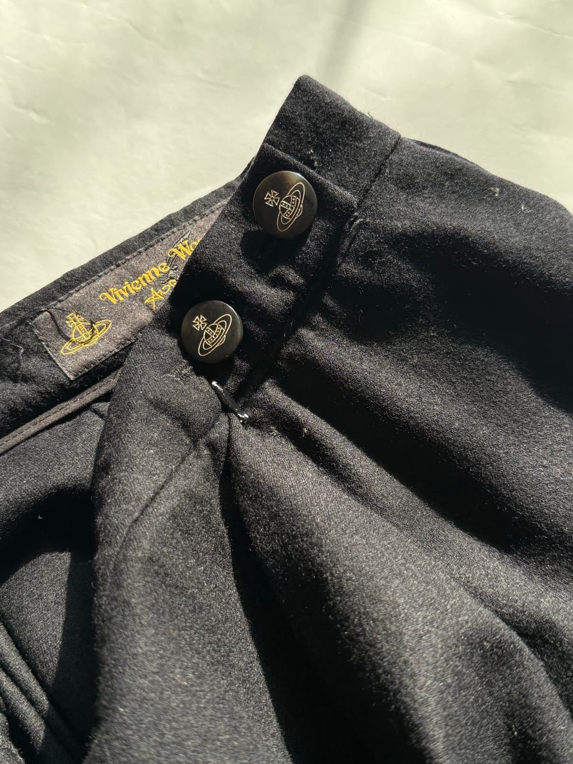 비비안웨스트우드 캐시미어 언밸런스 스커트 38 상품이미지6