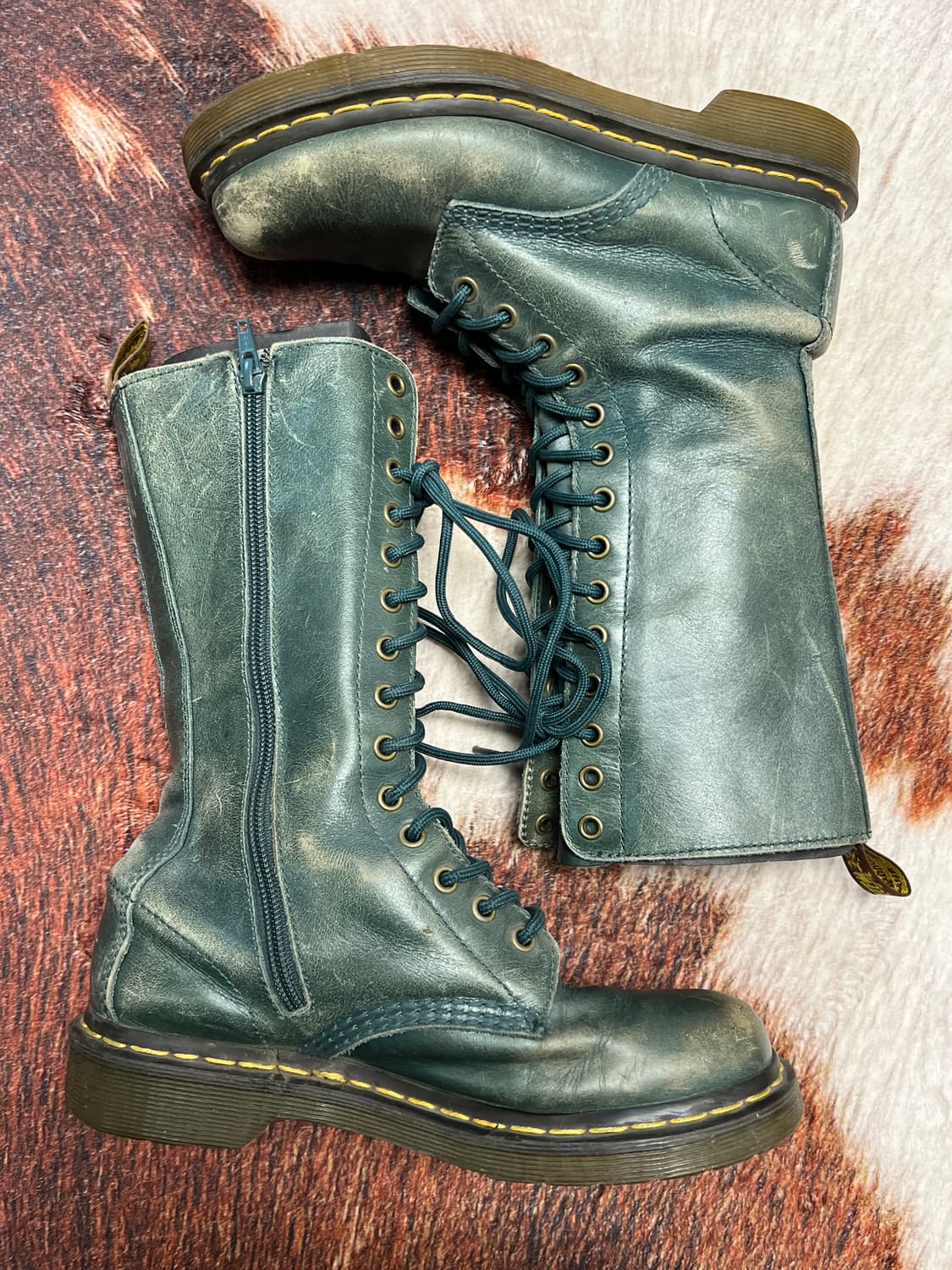 [240] 닥터마틴 빈티지 11820 그린 14홀 부츠 38 상품이미지2