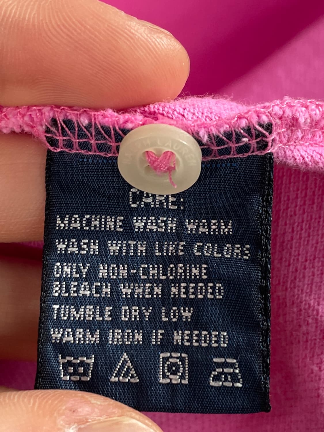 폴로 랄프로렌 우먼스 핑크 반팔카라티 (on.628) 상품이미지7