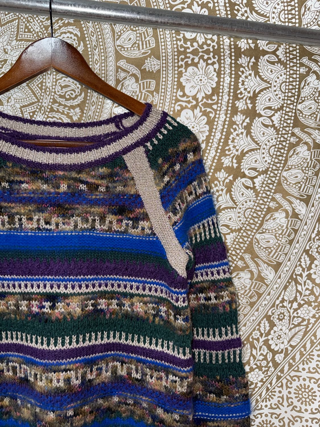 쥬시꾸뛰르 한섬 여성 멀티컬러 울 니트  상품이미지4