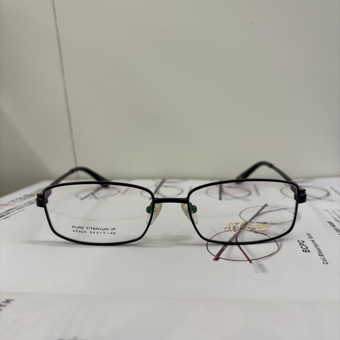 ST Dupont 듀퐁 티타늄 블랙 안경 상품이미지2