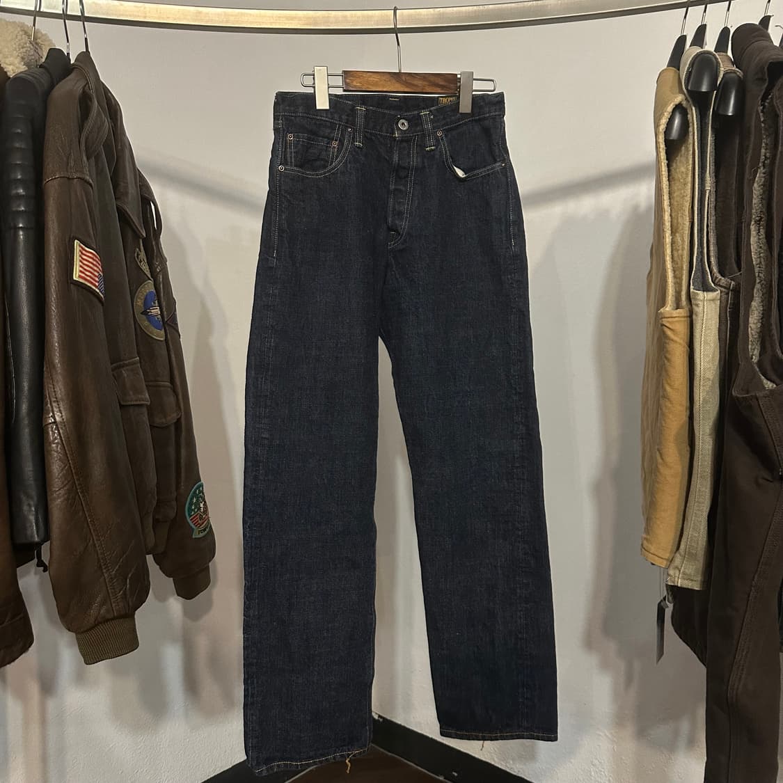 트로피 클로딩 리지드 셀비지 데님 30 사이즈 상품이미지1