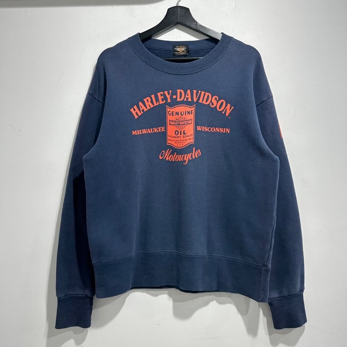 할리데이비슨 빅로고 맨투맨 상품이미지2