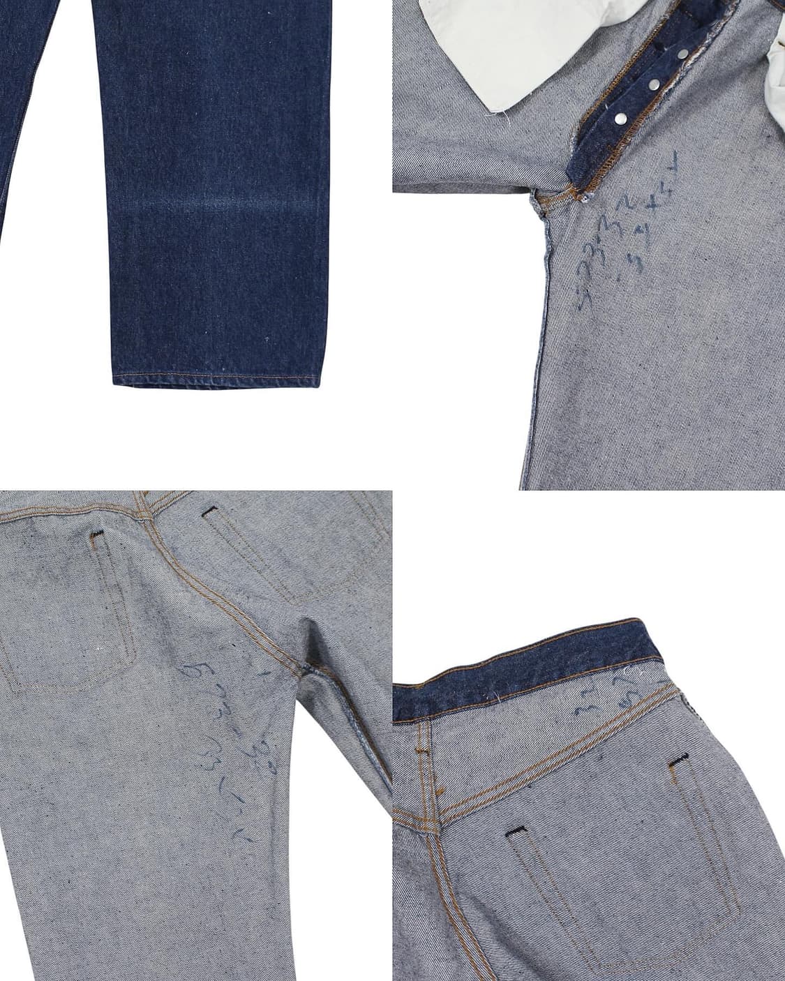 1980s USA 리바이스 501 셀비지 66후기 데님 팬츠 빈티지 미제 상품이미지8