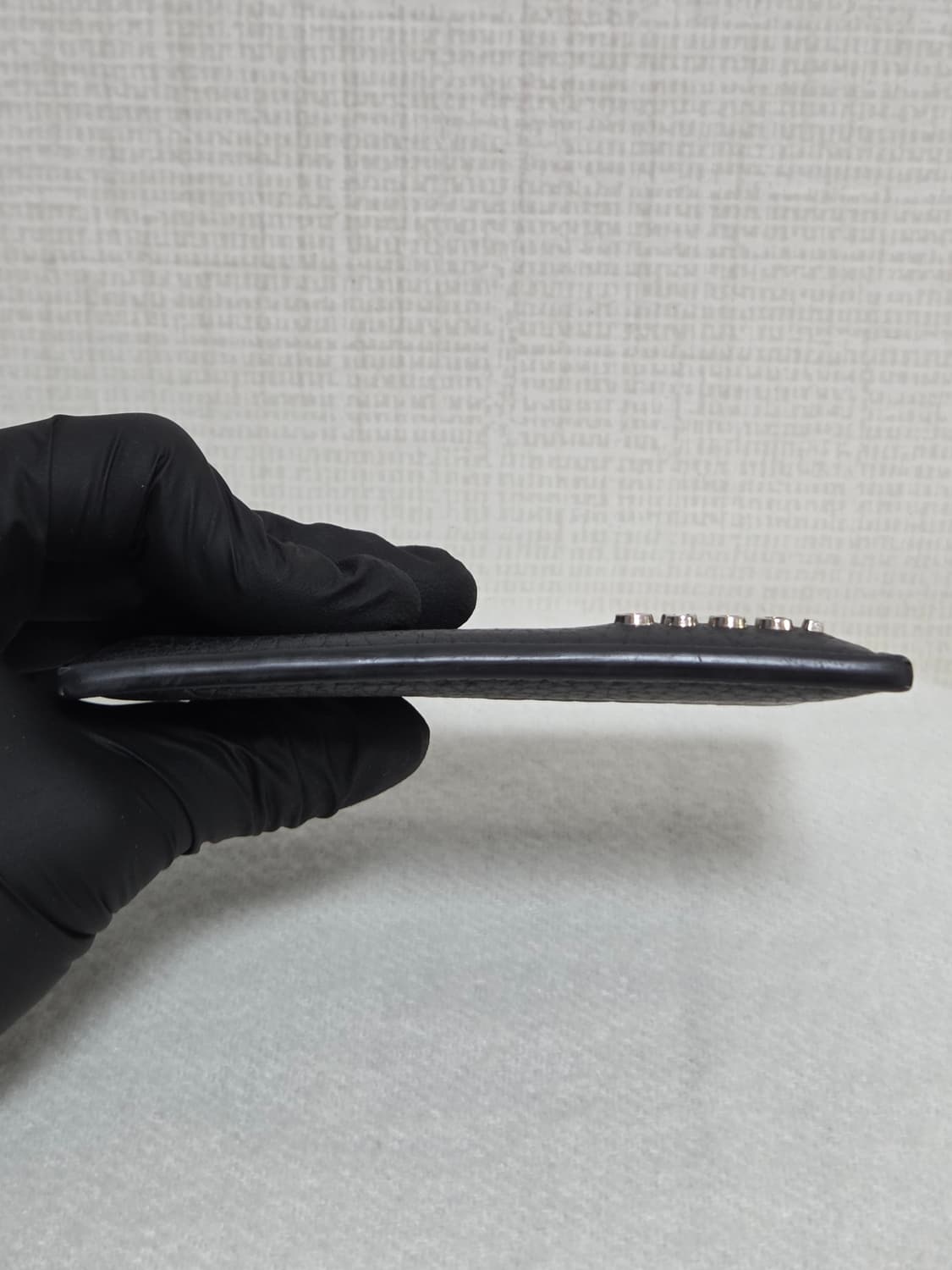 구찌 블랙 레더 카드지갑 / 25FW / 풀구성 상품이미지8