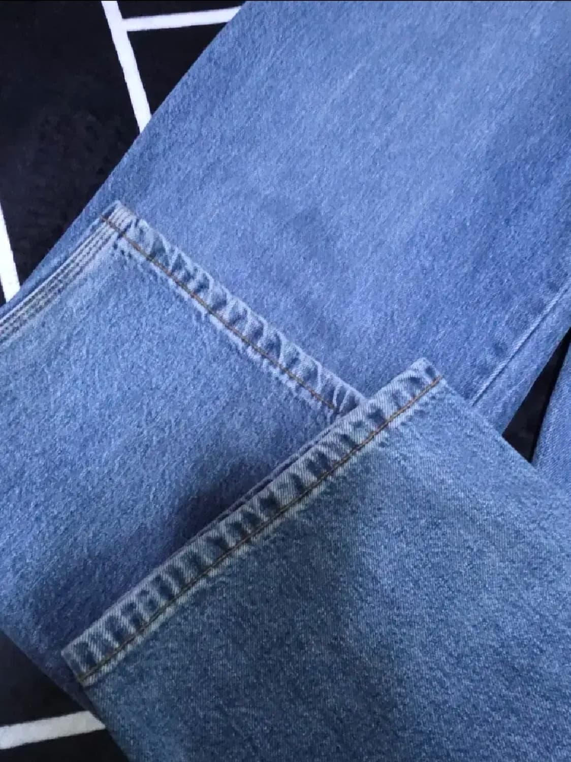 홀리선 NASCA 5포켓 루즈 데님팬츠 M 노멀 네이비 상품이미지2