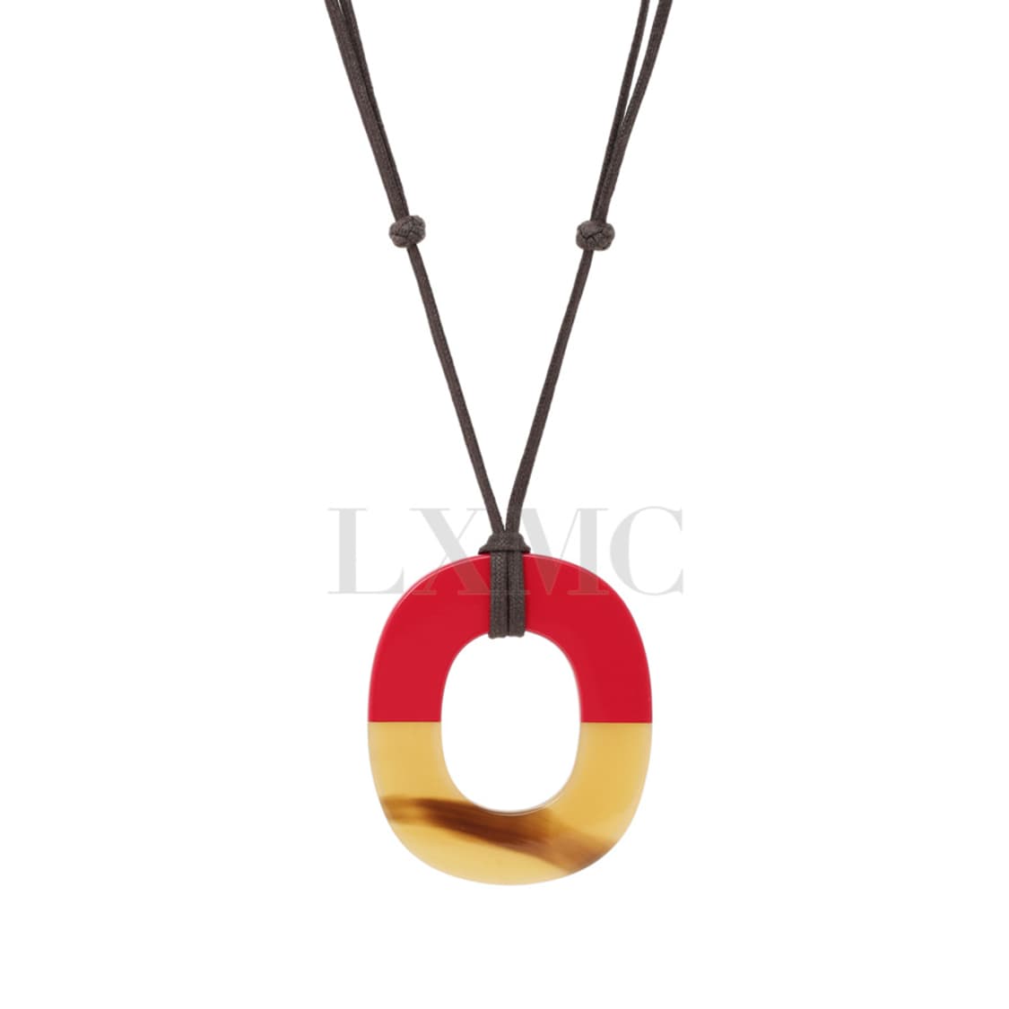 에르메스 호른 목걸이 버팔로 물소뿔 래커드 펜던트 롱 네크리스 상품이미지2