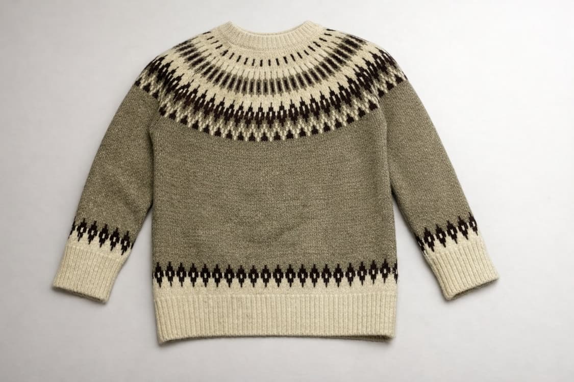 JPN 일본 HOLIDAY 노르딕 패턴 니트 상품이미지2