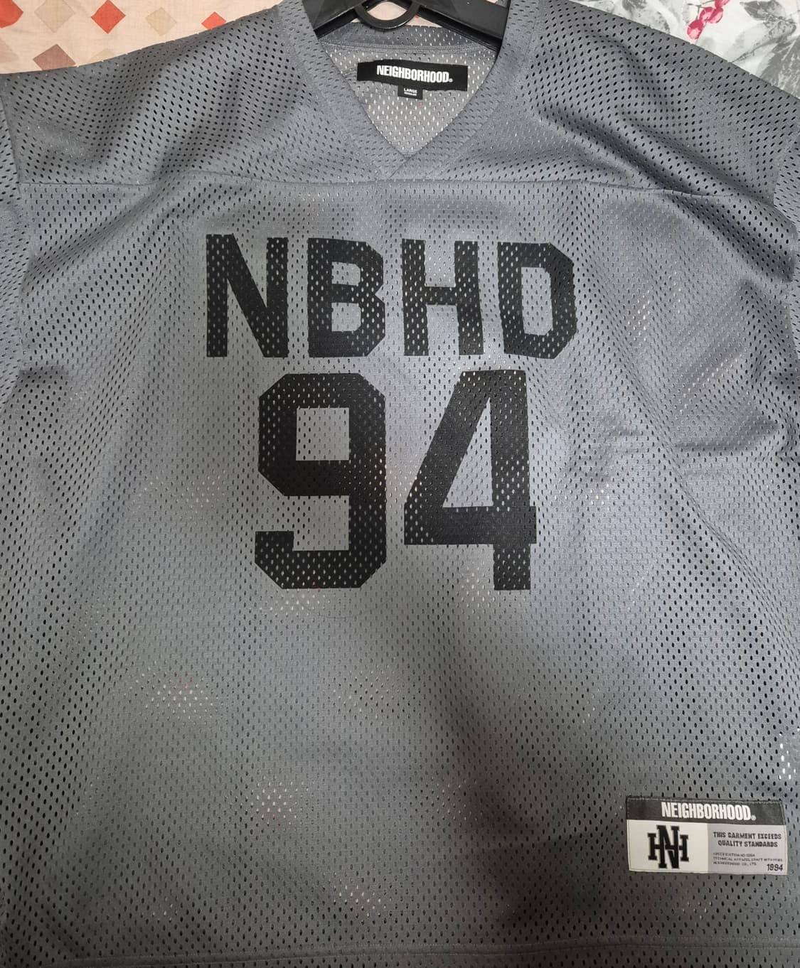 새상품 25ss 네이버후드 하키 v넥 저지 그레이 L 상품이미지1