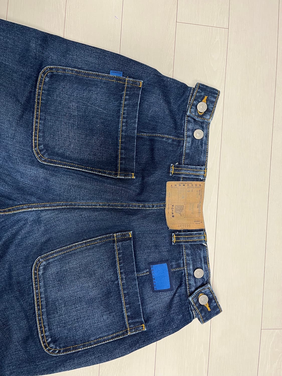 [도큐먼트]DENIM PAINTER PANTS(INDIGO)_S size 상품이미지9