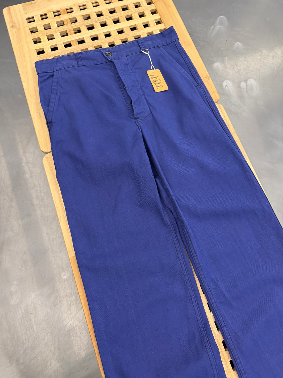 OLD VINTAGE WASHED NAVY FRENCH 프렌치워크팬츠 상품이미지6