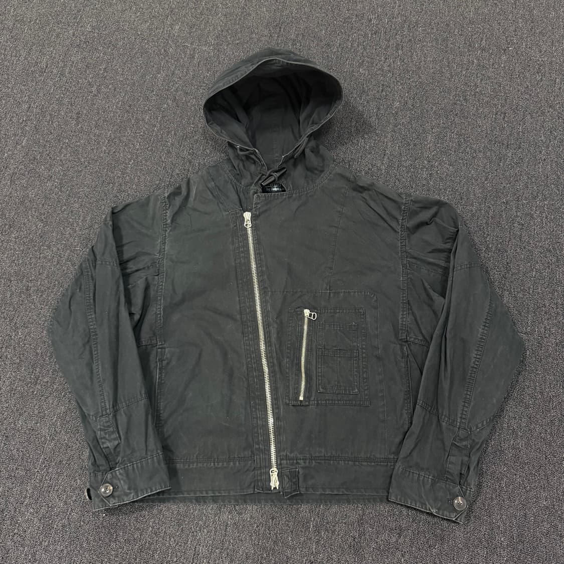 폴로 랄프로렌 디아고날 토글버튼 워시드 후드 라이더 자켓 상품이미지1