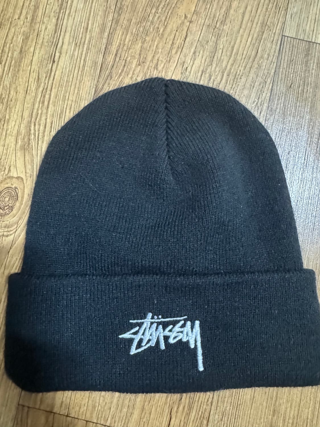 스투시 스탁 커브 비니 블랙 상품이미지1