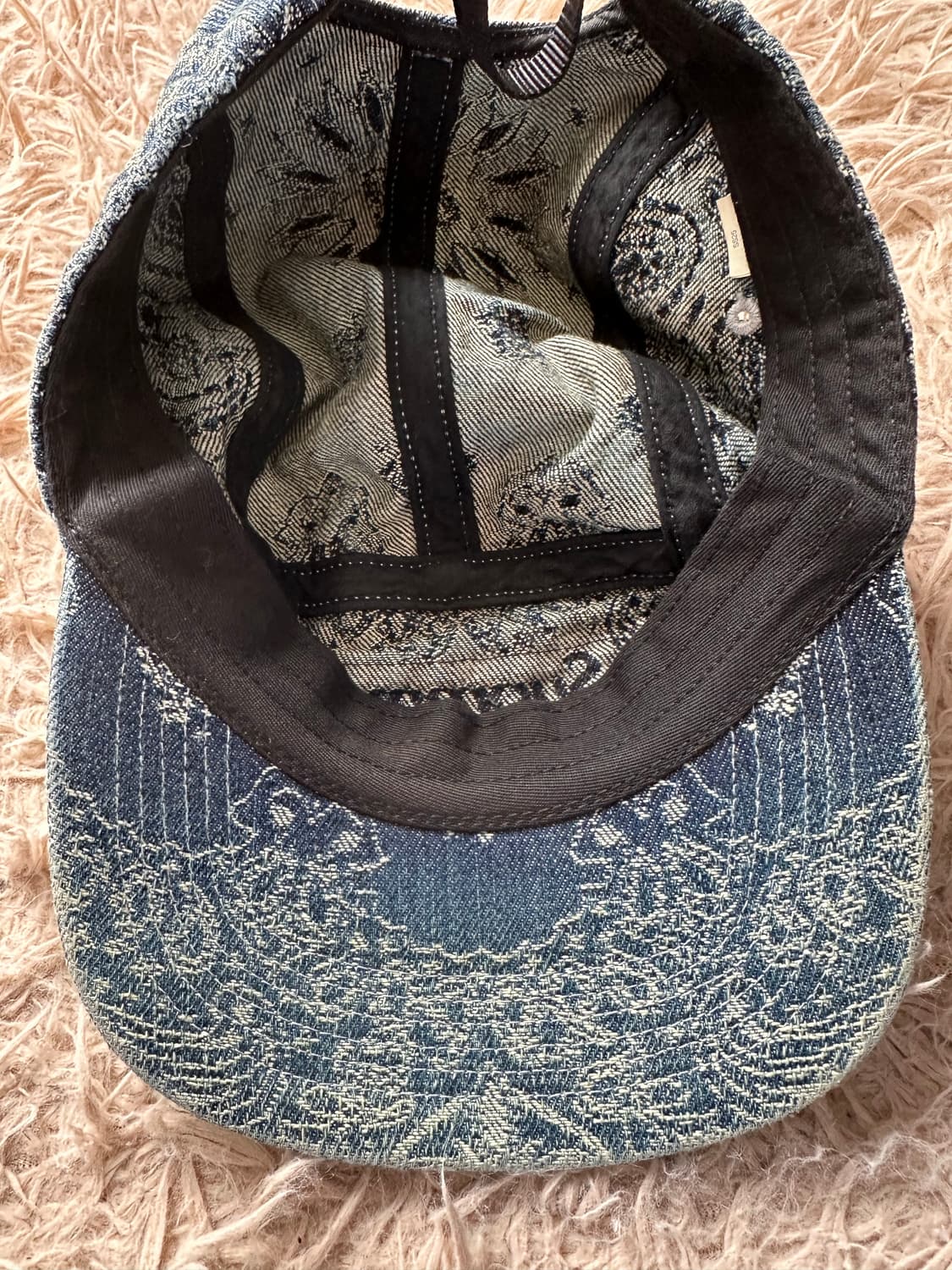 슈프림 반다나 자카드 데님 캠프캡 상품이미지6