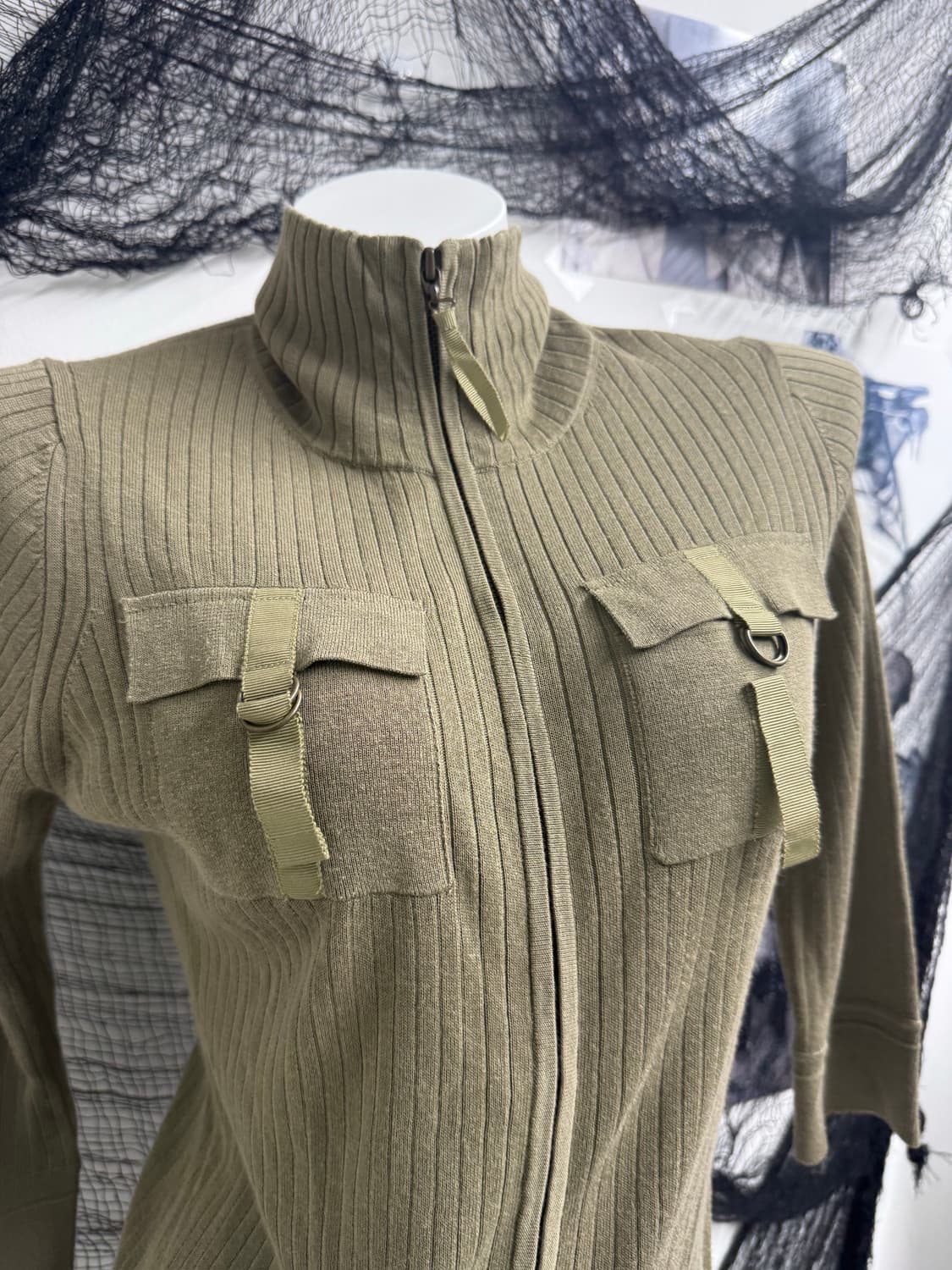 00s pocket detailed two way zip up 상품이미지4