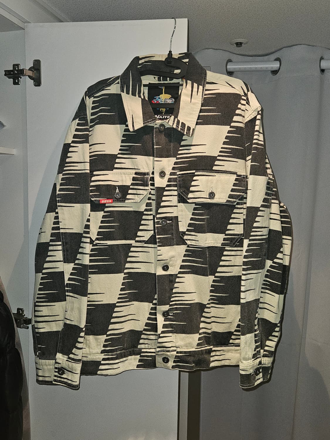 데우스엑스마키나 × 나이토 케이 트윌 체커 자켓 2XL 상품이미지1