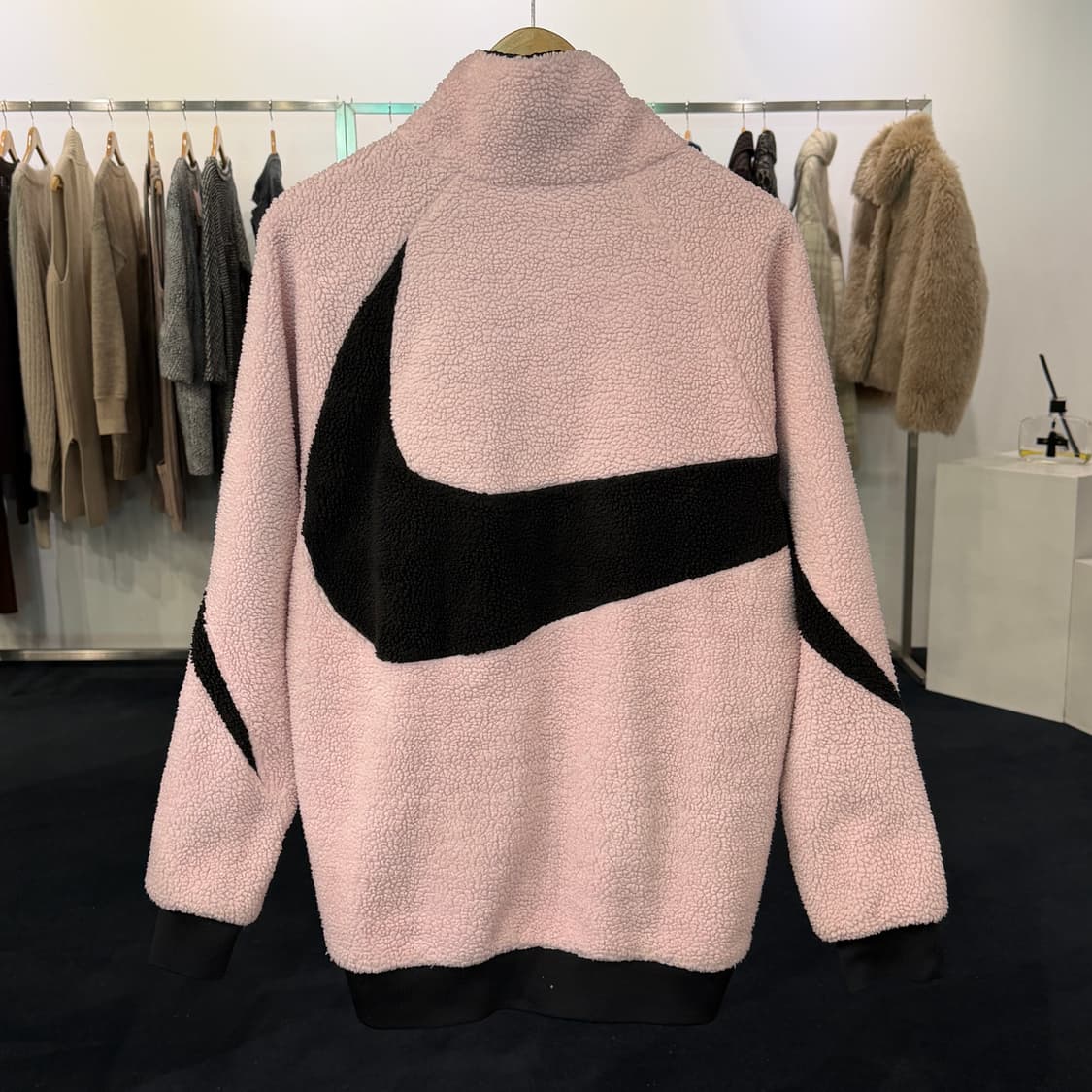 [M] 나이키 빅스우시 후리스 바람막이 블랙핑크 상품이미지2