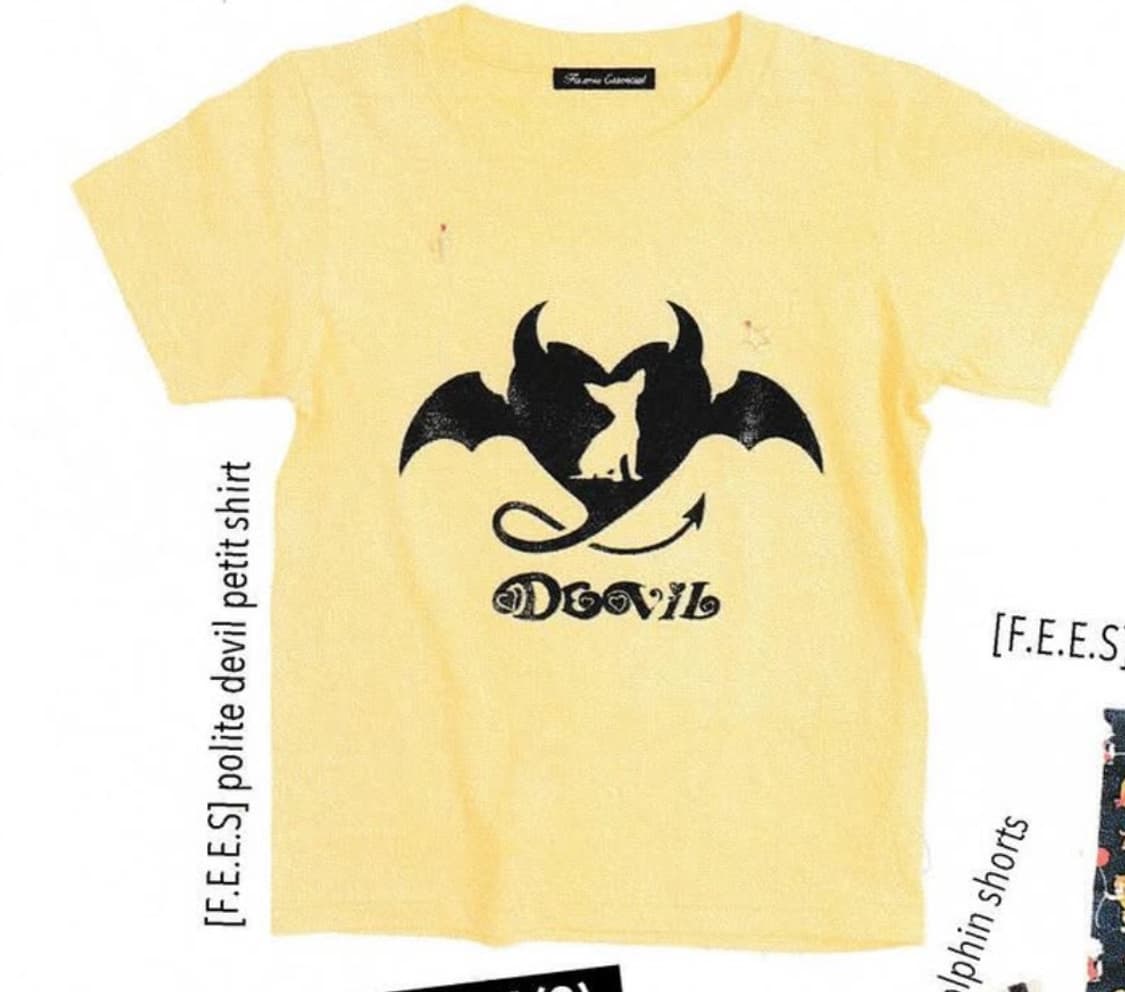 샵페어리 faerie 데빌 티셔츠 반팔 상품이미지1