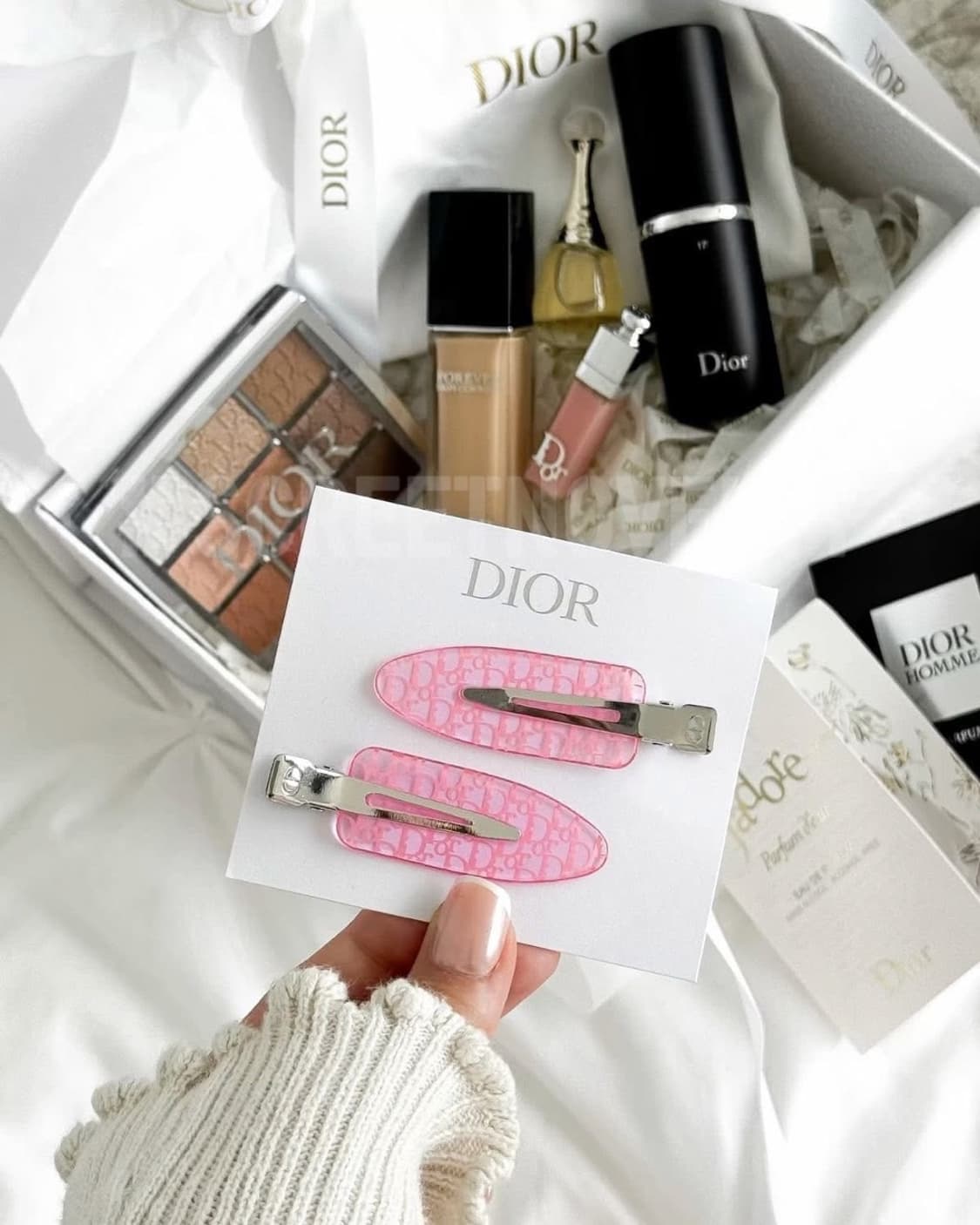 디올뷰티 헤어클립 핑크 세트 (2ps) 상품이미지8