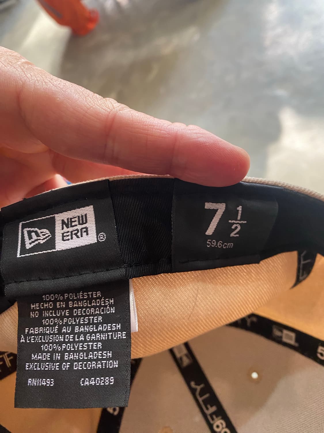뉴에라 뉴욕 양키스 베이지 7 1/2 (59.6cm)  상품이미지7