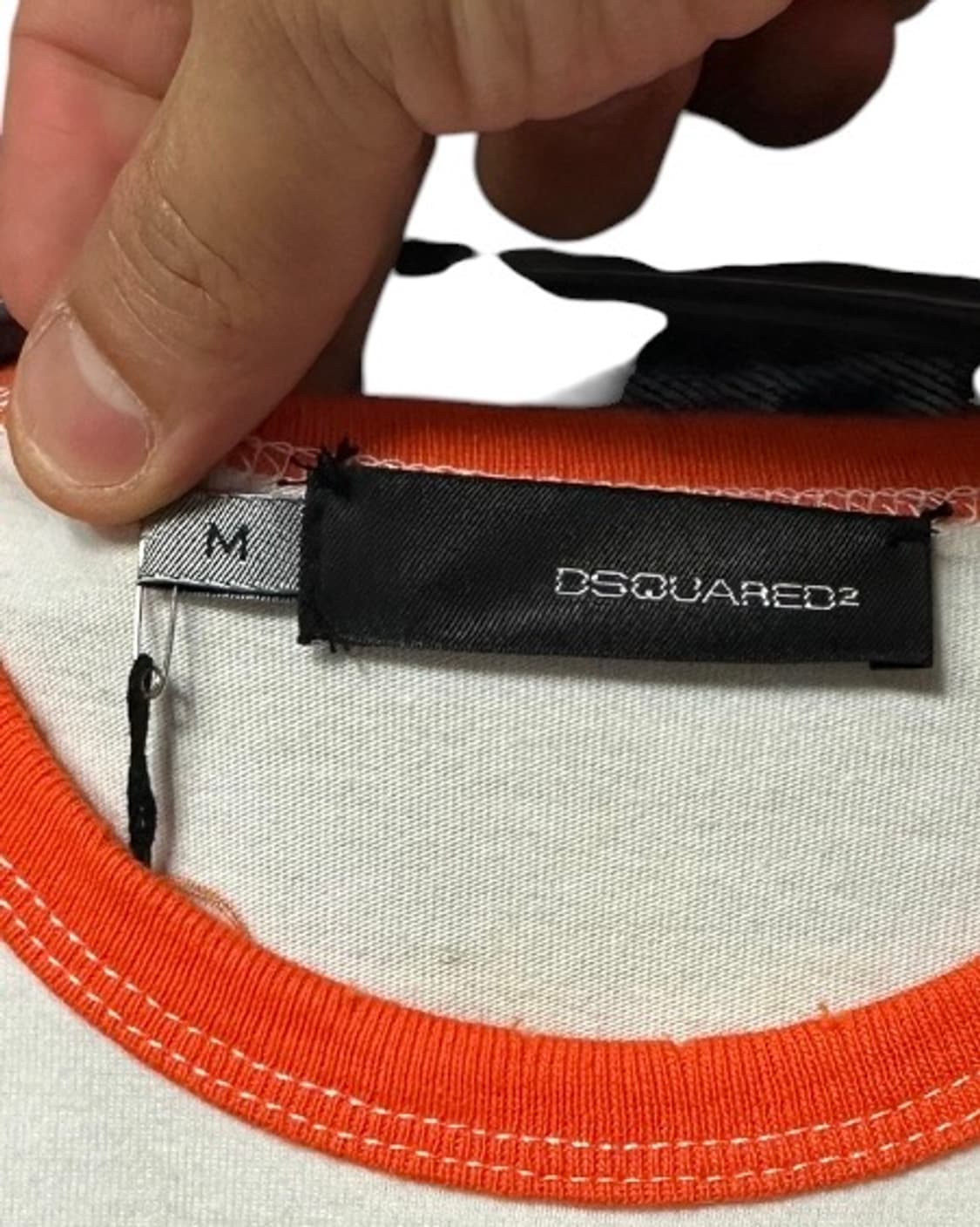 (새상품) DSQUARED2 레인보우 로고 링거 반팔티 M size 상품이미지5