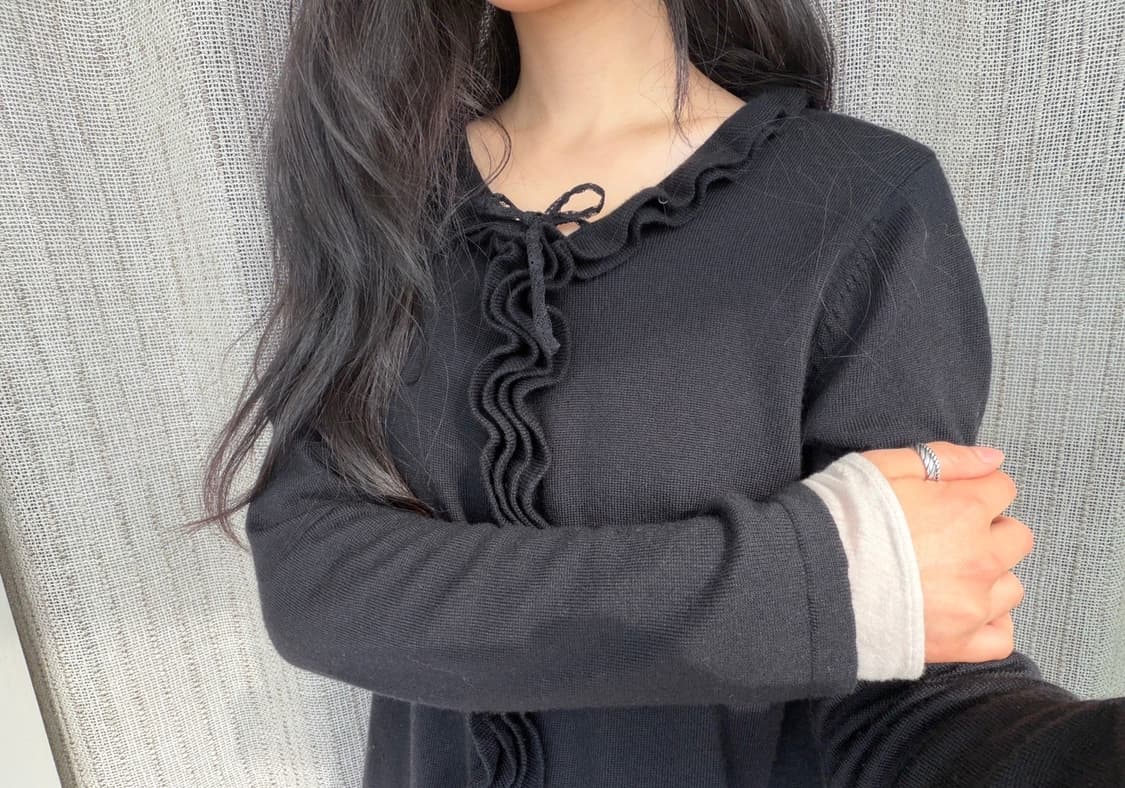 wool frill knit 상품이미지4