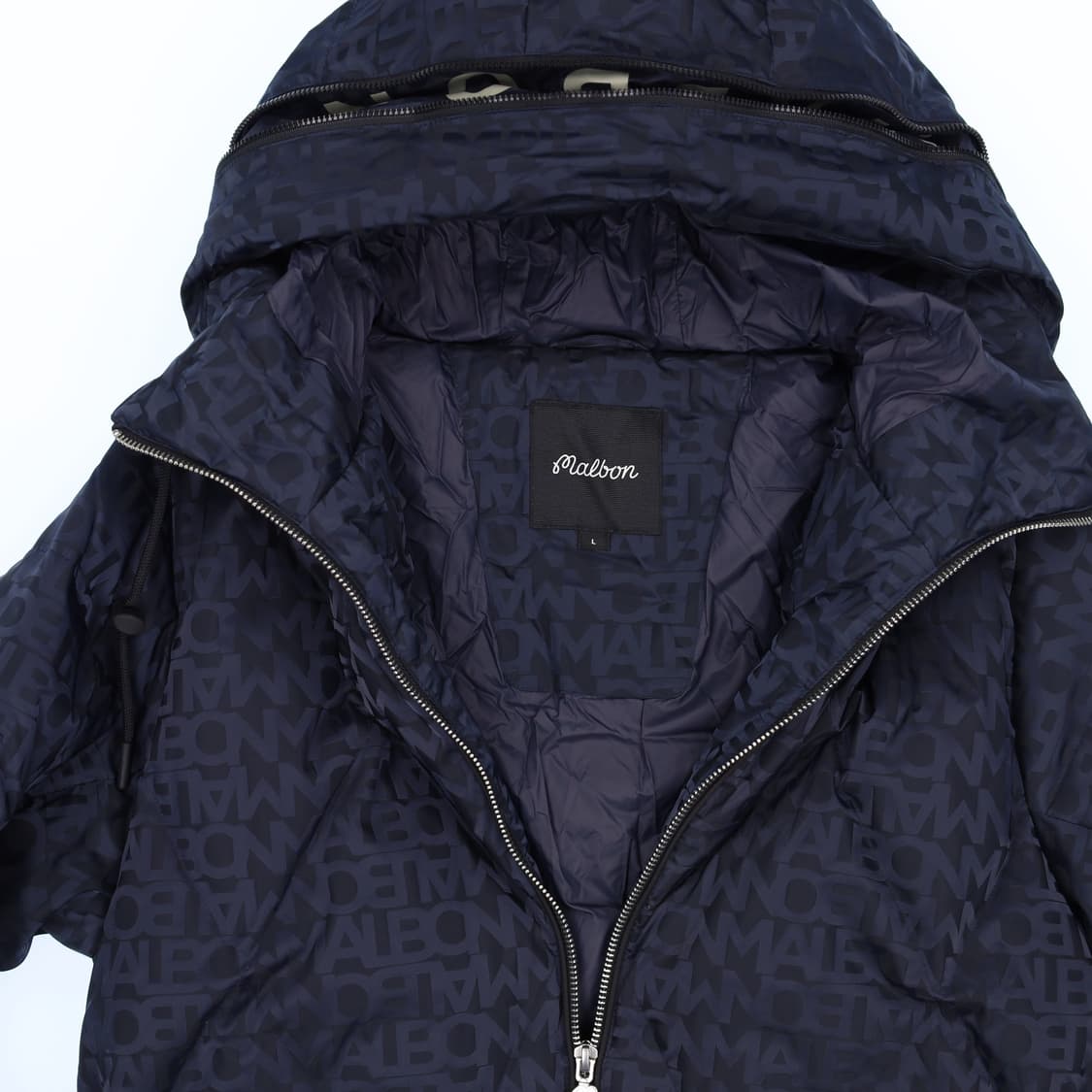 L 신형 말본 자카드 미들 구스다운 패딩 N7274 상품이미지5