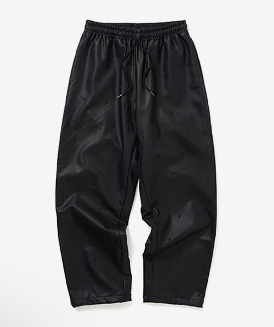 위캔더스 블랙 레더 팬츠 바지 XL 상품이미지1