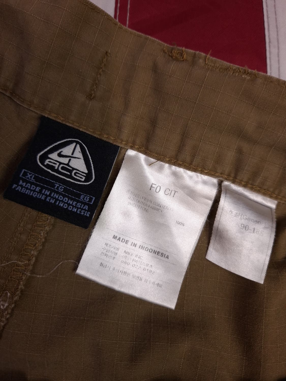 오리지날 나이키 ACG 립스탑 멀티포켓 카고 바지 상품이미지3