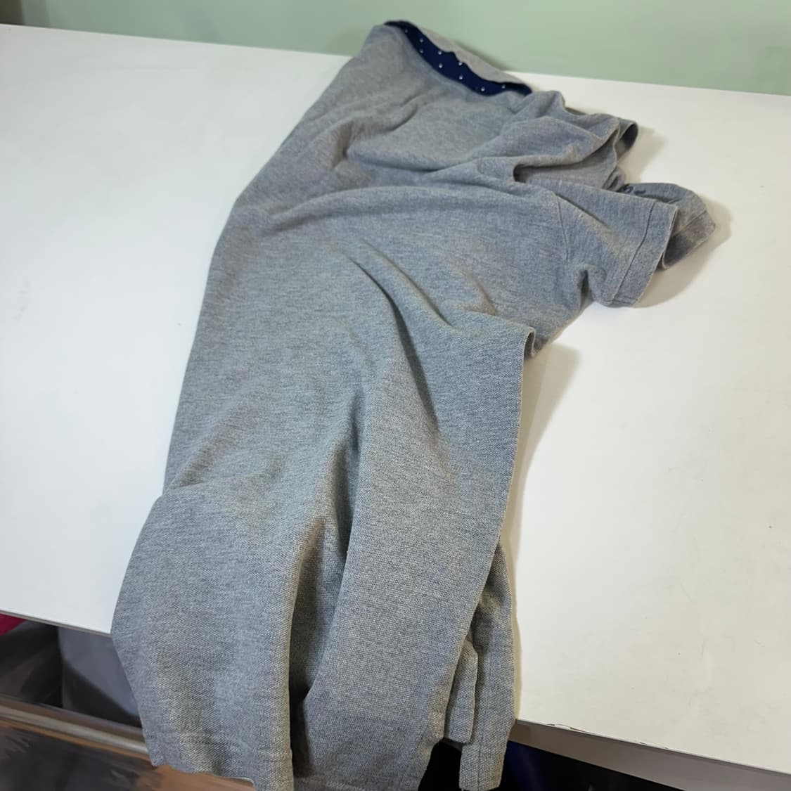 XL 빈폴 기본로고 그레이 PK 반팔카라티 상품이미지5